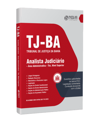 Apostila TJ-BA 2023 - Analista Judiciário - Área Administrativa - Técnico Nível Superior
