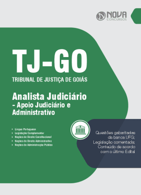 Apostila TJ-GO 2023 - Analista Judiciário e Administrativo - Área de Apoio Judiciário