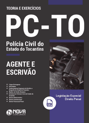 Apostila PC-TO em PDF 2023 - Agente e Escrivão