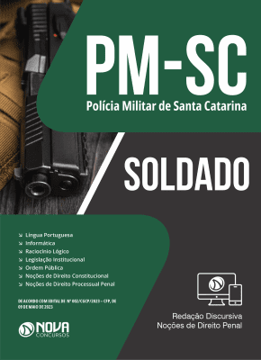 Apostila PM-SC em PDF 2023 - Soldado
