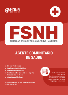 Apostila FSNH 2023 - Agente Comunitário de Saúde