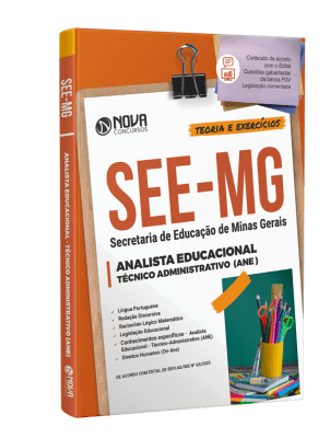 Apostila SEE-MG 2023 - Analista Educacional - Técnico Administrativo - ANE