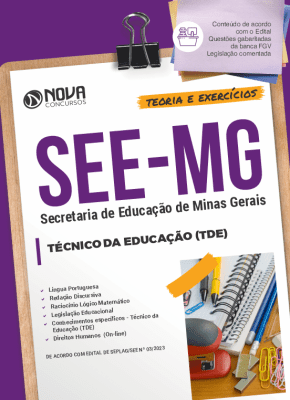 Apostila SEE-MG em PDF 2023 - Técnico da Educação - TDE