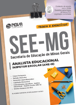 Apostila SEE-MG 2023 - Analista Educacional (ANE) - IE