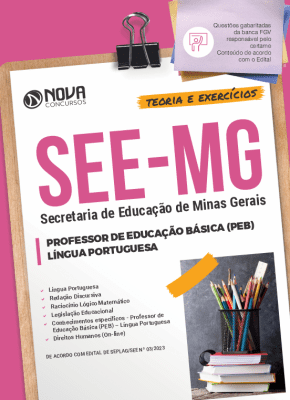 Apostila SEE-MG 2023 - Professor de Educação Básica (PEB) - Língua Portuguesa