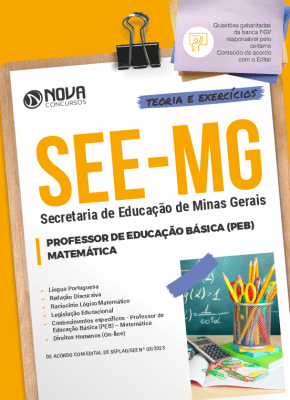 Apostila SEE-MG 2023 - Professor de Educação Básica (PEB) - Matemática