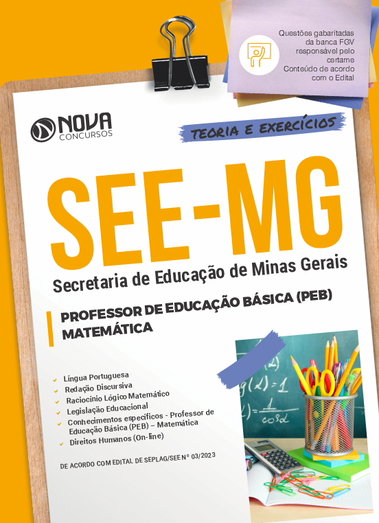 Apostila SME Sete Lagoas - MG PDF - PEB 2022