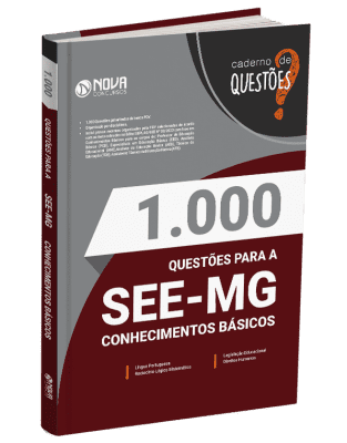 Livro 1.000 Questões Gabaritadas SEE-MG - Conhecimentos Básicos