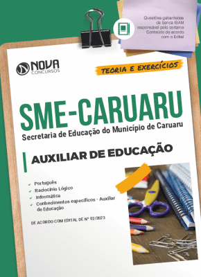Apostila SME Caruaru - PE 2023 - Auxiliar de Educação