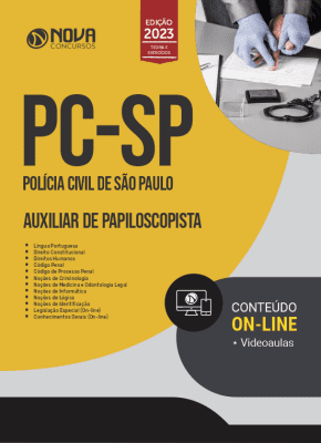 Apostila PC-SP 2023 - Auxiliar de Papiloscopista