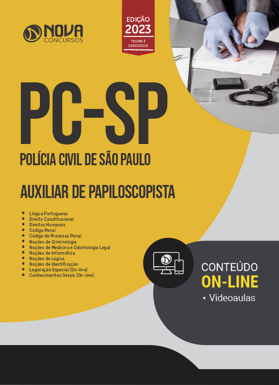 Apostila PC-SP Em PDF - Auxiliar De Papiloscopista