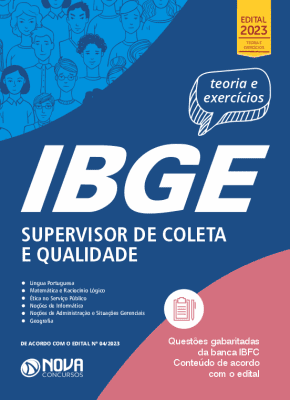 Apostila IBGE em PDF 2023 - Supervisor de Coleta e Qualidade