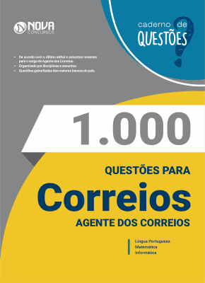 1.000 Questões Gabaritadas Correios - Agente dos Correios em PDF