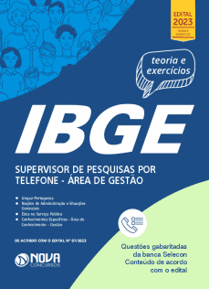 Apostila IBGE 2023 - Supervisor de Pesquisas por Telefone
