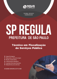 Apostila SP Regula em PDF 2023 - Técnico em Fiscalização de Serviços Públicos