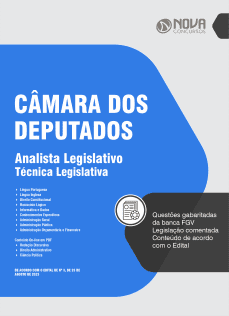 Apostila Câmara dos Deputados em PDF 2023 - Analista Legislativo - Técnica Legislativa