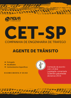 Apostila CET-SP em PDF 2023 - Agente de Trânsito