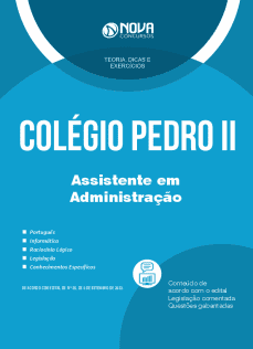 Apostila Colégio Pedro II em PDF 2023 - Assistente em Administração