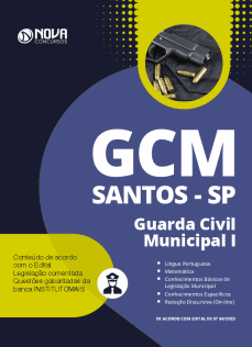 Apostila GCM SANTOS - SP 2023 - Guarda Civil Municipal I