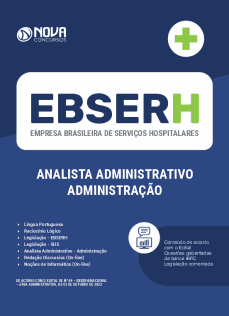 Apostila EBSERH em PDF 2023 - Analista Administrativo - Qualquer Nível Superior