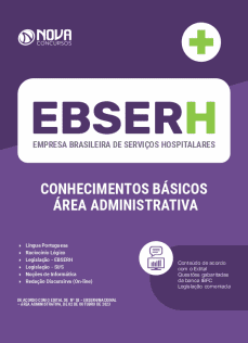Apostila EBSERH em PDF 2023 - Conhecimentos Básicos - Área Administrativa