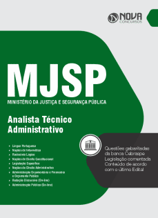 Apostila MJSP em PDF 2023 - Analista Técnico Administrativo