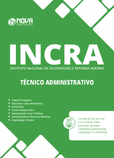 Apostila INCRA 2023 - Técnico Administrativo