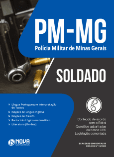 Apostila PM-MG em PDF 2023 - Soldado