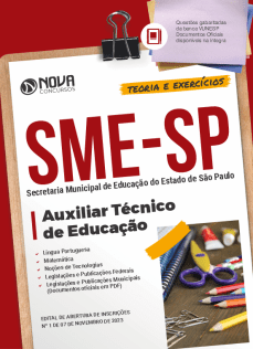 Apostila SME-SP em PDF 2023 - Auxiliar Técnico de Educação