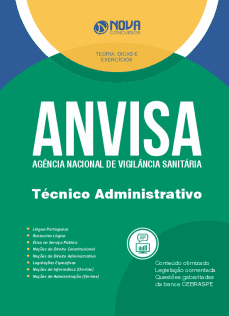 Apostila ANVISA em PDF 2023 - Técnico Administrativo