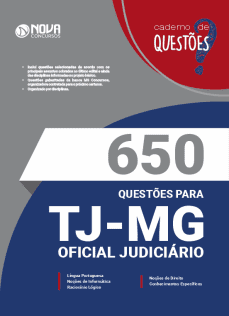 Livro 650 Questões Gabaritadas TJ-MG - Oficial Judiciário