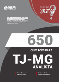 650 Questões Gabaritadas TJ-MG - Analista em PDF