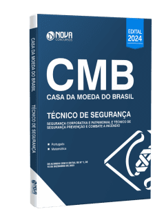 Apostila Casa da Moeda do Brasil 2024 - Técnico de Segurança Corporativa e Patrimonial e Técnico de Segurança - Prevenção e Combate a Incêndio