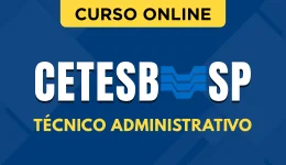Capa Curso CETESB-SP - Técnico Administrativo