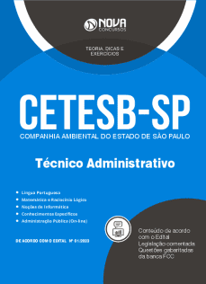 Apostila CETESB-SP 2024 - Técnico Administrativo