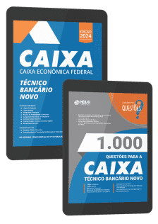 Combo Caixa - Técnico Bancário Novo - Apostila + 1.000 Questões Gabaritadas - Digital