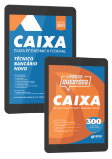 Combo Caixa - Técnico Bancário - Apostila + 300 Questões Comentadas - Digital