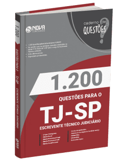 Livro 1.200 Questões Gabaritadas TJ-SP - Escrevente Técnico Judiciário