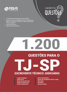 Livro 1.200 Questões Gabaritadas TJ-SP - Escrevente Técnico Judiciário