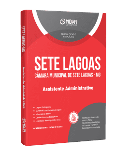 Apostila Câmara de Sete Lagoas - MG 2024 - Assistente Administrativo