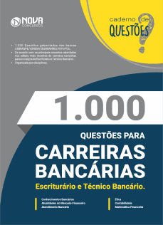 1.000 Questões Gabaritadas - Carreiras Bancárias - Escriturário e Técnico Bancário em PDF