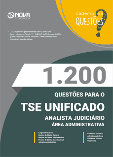 1.200 Questões Gabaritadas TSE Unificado - Analista Judiciário - Área Administrativa em PDF