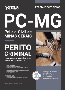 Apostila Polícia Civil - MG 2024 - Perito Criminal