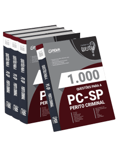 Livro 1.000 Questões Gabaritadas PC-SP - Perito Criminal