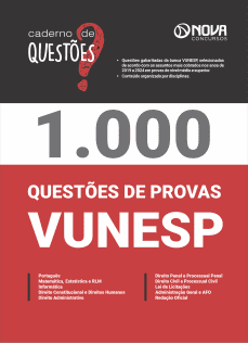 1.000 Questões Gabaritadas da Vunesp em PDF