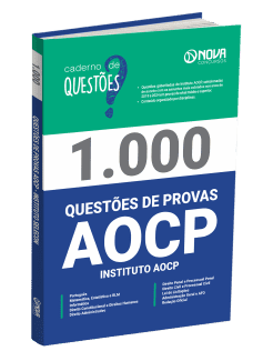 Livro 1.000 Questões Gabaritadas do Instituto AOCP