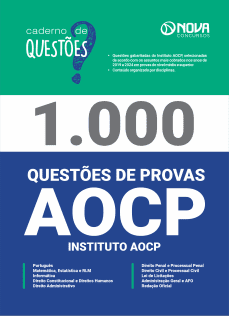 1.000 Questões Gabaritadas do Instituto AOCP em PDF