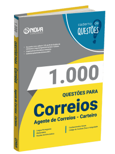 Livro 1.000 Questões Gabaritadas Correios - Agente de Correios - Carteiro