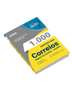 Livro 1.000 Questões Gabaritadas Correios - Agente de Correios - Carteiro