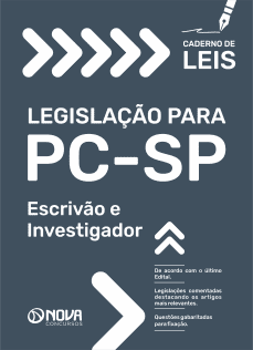 Caderno de Leis da PC-SP - Escrivão e Investigador